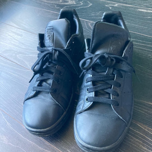 Adidas Stan Smith Shoes Black - Picture 4 of 4